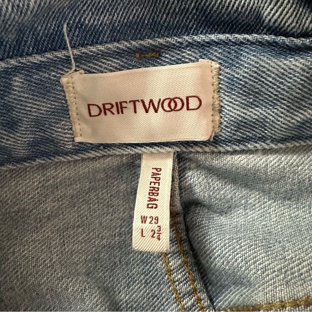 Driftwood Paperbag Denim Shorts Size 29 NWT - Picture 6 of 10